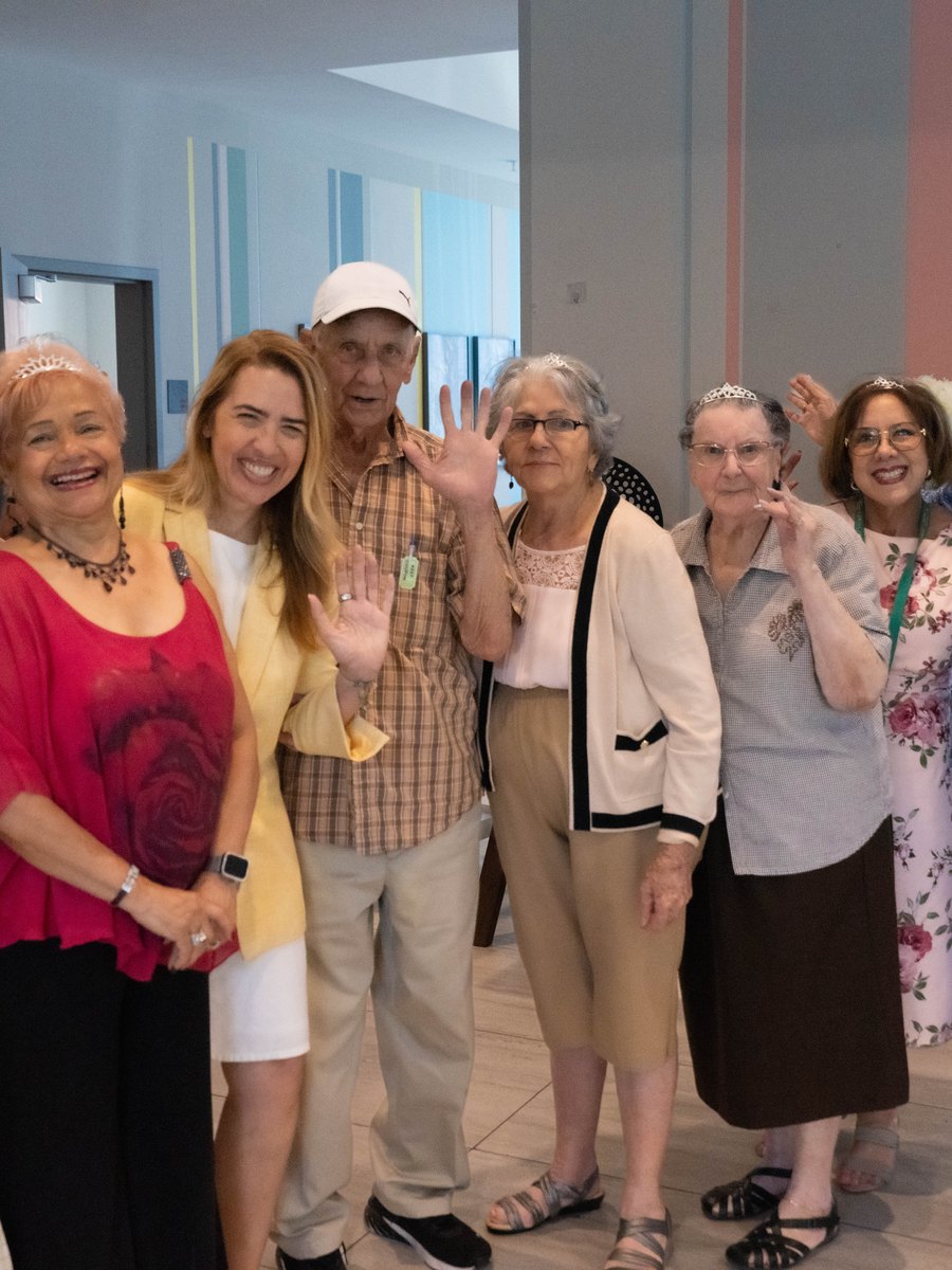 Commissioner Raquel Regalado celebrating with District 7 seniors